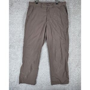 Patagonia Sol Patrol Men's Brown Nylon Hiking Pants Size 36x30 Casual Outdoor